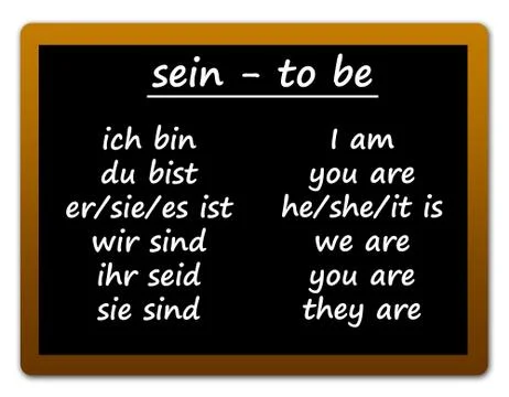 German language Stock Illustration