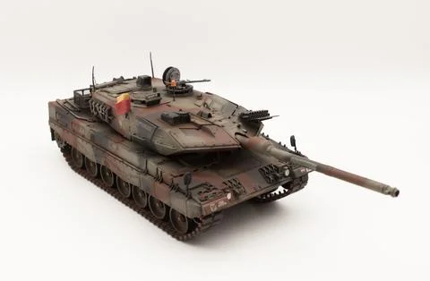 German Leopard 2A6 Main Battle Tank 1 35 scale model Stock Photos