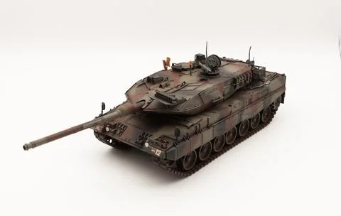 German Leopard 2A6 Main Battle Tank 1 35 scale model Stock Photos