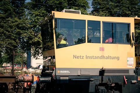 German maintenance train Stock Photos