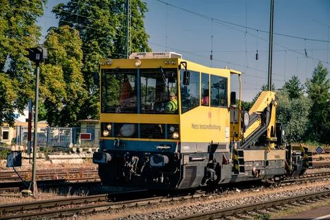 German maintenance train Stock Photos