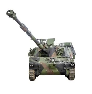 German mobile howitzer Stock Photos