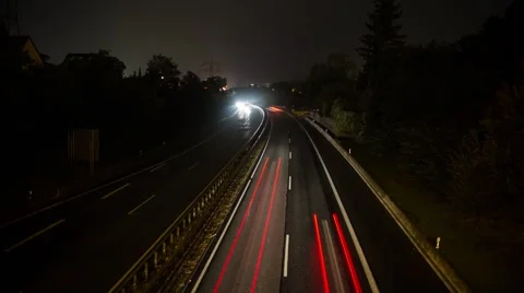 German Motorway (timelapse) Stock Footage 43038795