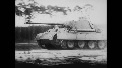 German Panther tank 動画素材 235536896