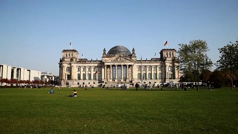 German parliament Stock Footage 81408259