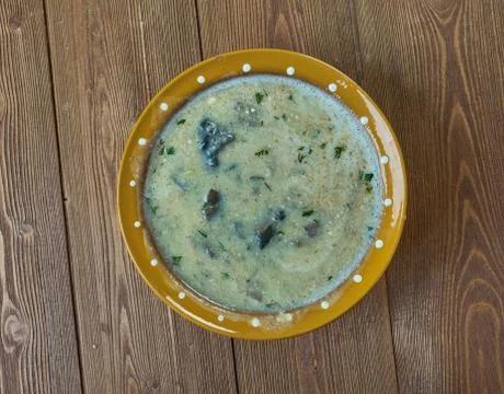 German Pilzsuppe Stock Photos
