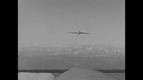 German plane technology World War Two Stock Footage 253649661