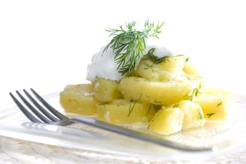 German potato salad Foto stock