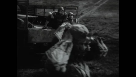 German POW March 1946 Stock Footage 217975730