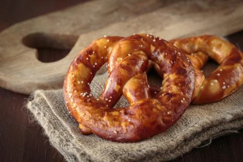 The german pretzel Stock Photos