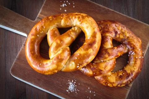 The german pretzel Stock-Fotos