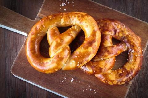 The german pretzel Stock Photos