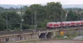 German Railway Infrastructure Regional Express Train Passing Countryside Scenery 4k or 4k+ Resolution