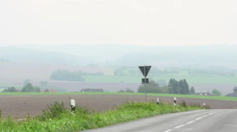 German road and fields. Stock Footage 41860951
