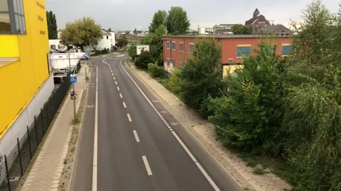 German road with election campaign posters in Berlin Germany August 2026 Stock Footage 344105520