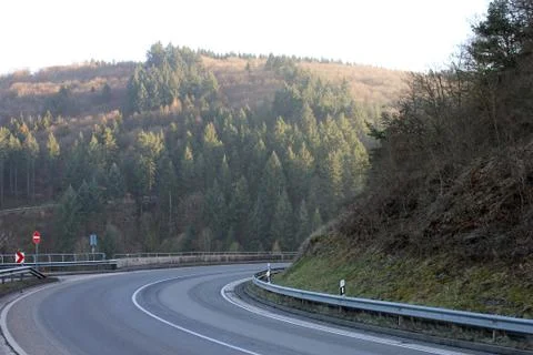 German Road Foto stock