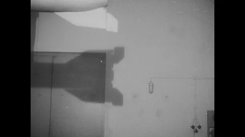 German scientists testing aerodynamics of V2 model Stock Footage 103385670