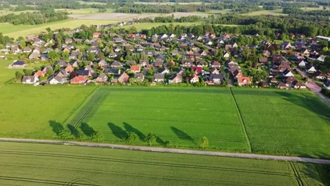 German settlement Stock Footage 155540579