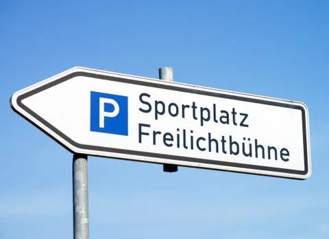 German signpost Stock Photos