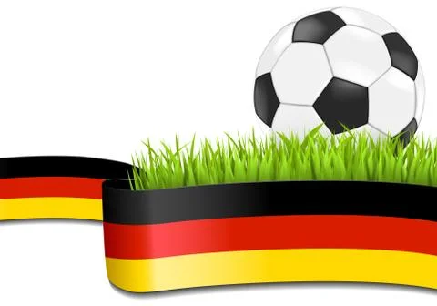 German soccer background Stock Illustration