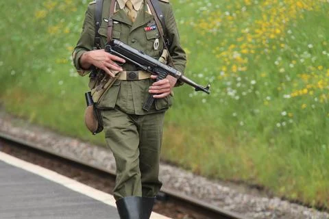 German Soldier. Stock Photos