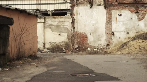 German soldier of war world two runs and shoots from mashinegun in slow motion Stock Footage 61937778