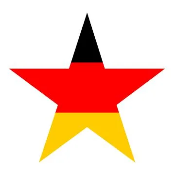 German Star Stock Illustration