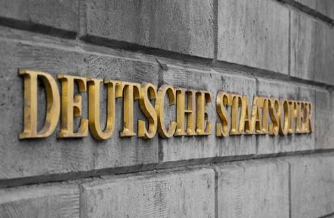 German state opera, berlin Foto stock