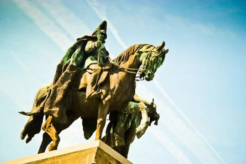 German statue Stock Photos