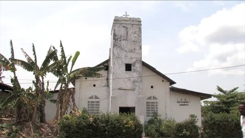 German style house in countryside Video stock 80482002