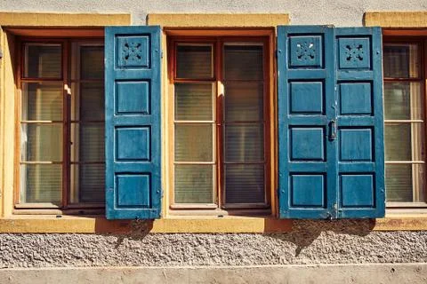 German Styled Windows Foto stock