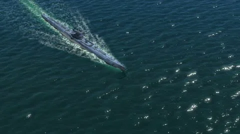 German Submarines in ocean Stock Footage 20490515
