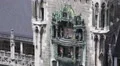 German Symbol Icon Glockenspiel Chimes Bells Music Munich New Town Hall Rathaus HD Footage