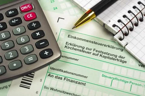 German tax Stock Photos