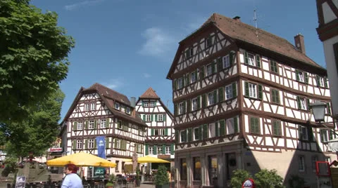 German town - HD Stock Footage 24626221