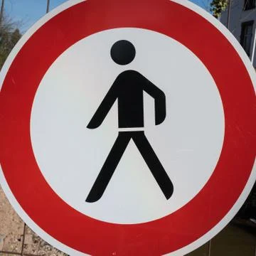 German traffic sign Stock Photos