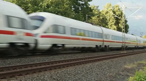 German train Stock-Footage 11868192