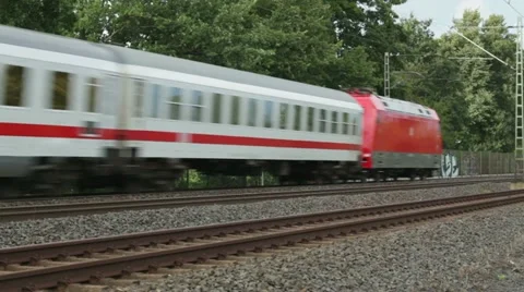 German train Stockbeeldmateriaal 11868602