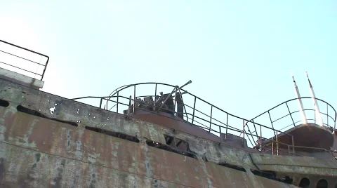  German U-boat U-534 HD 1080i Stock Footage 66904
