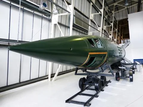 German V2 on display Stock Photos