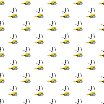 German vacuum cleaner pattern seamless Stock Illustration