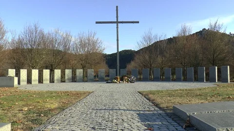 German War Graves And Memorial Budapest World War 2 Stock Footage 101345366