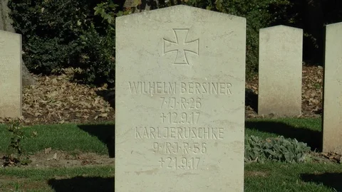 German War Graves Stock Footage 99157185