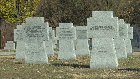 German War Graves Stock Footage 101248663
