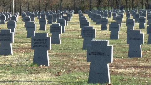 German War Graves Hungary Stock Footage 101246013
