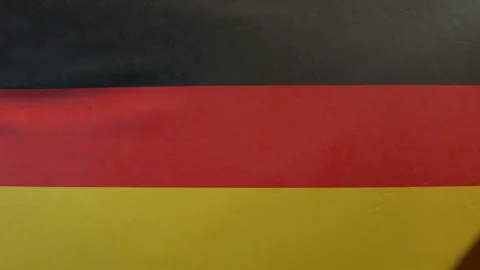 German waving flag background Stock Footage 128172356