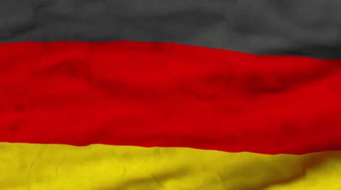 German waving flag Stock Footage 33707423