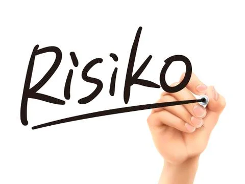German words for Risk Stock Illustration