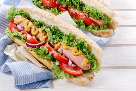 German wurst Foto stock