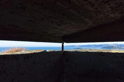 German WW2 bunker. Stock Photos
